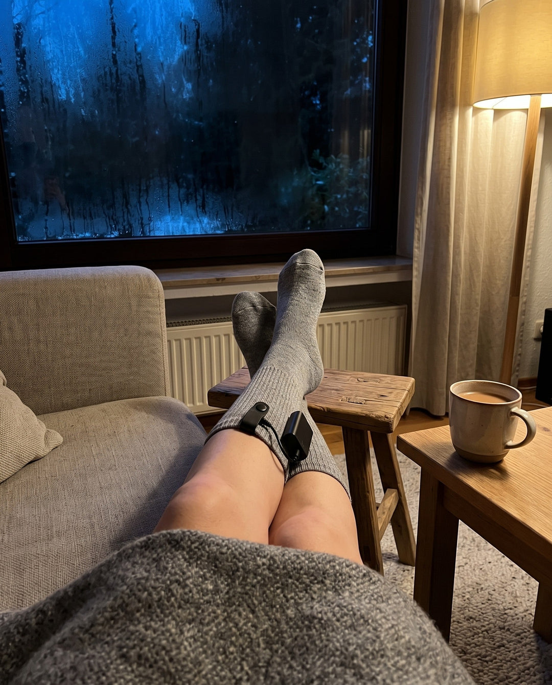Beheizbare Merino-Socken für kalte Tage