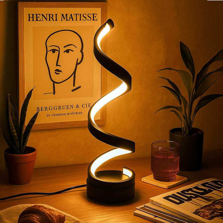 Die Spiral Design-Leuchte
