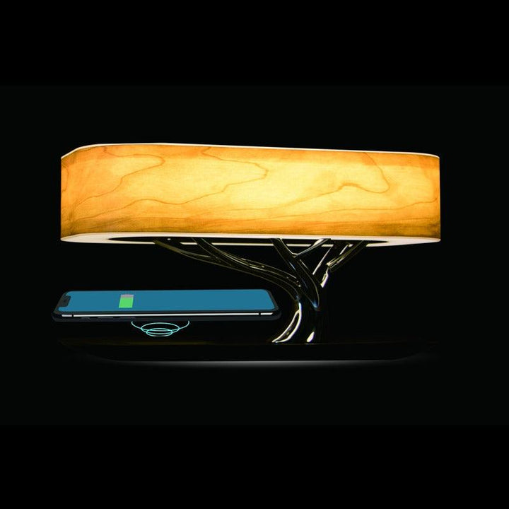Tree of Life – Skulpturale Tischleuchte mit Bluetooth &amp; Qi-Ladefunktion