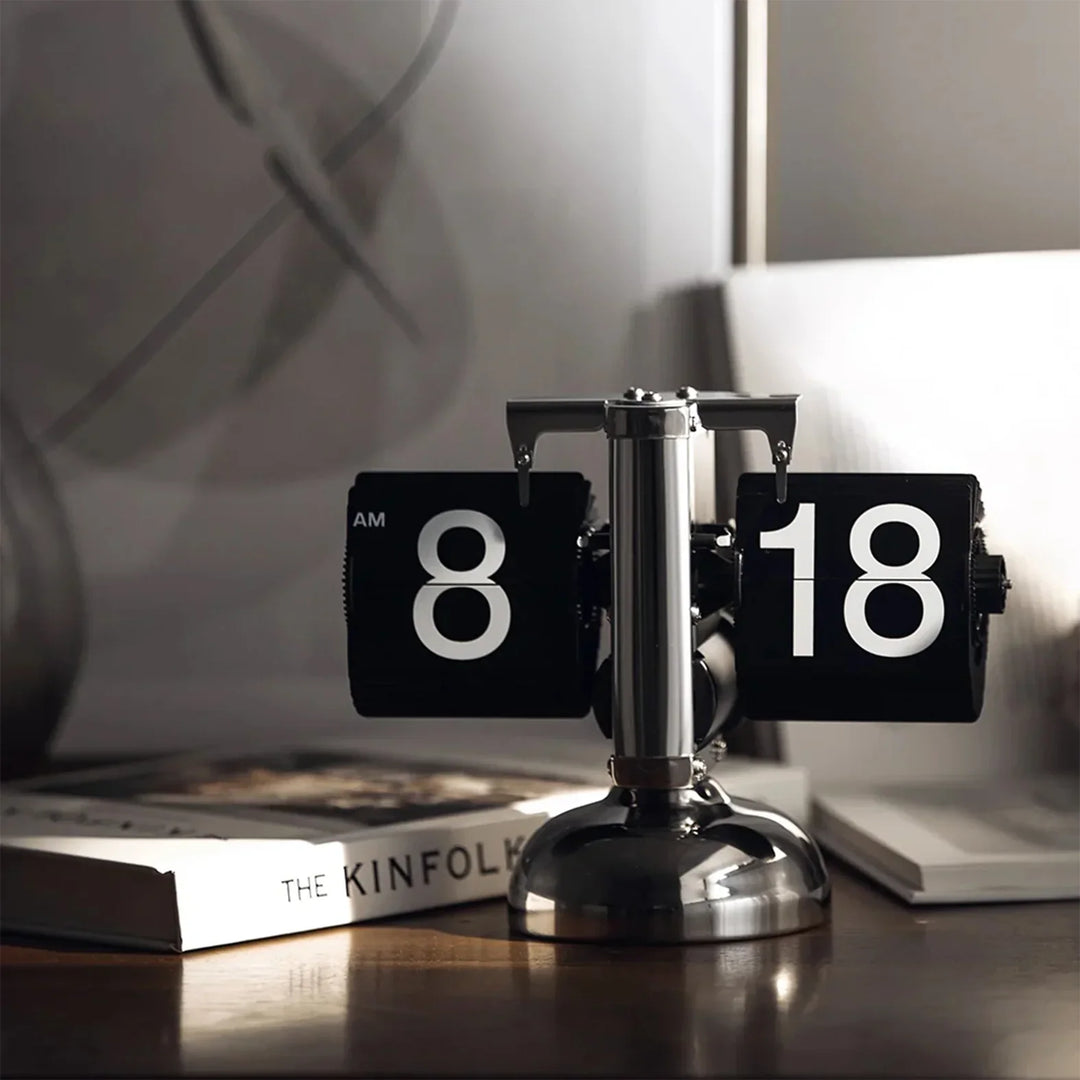 Vintage Auto Flip Clock | Retro Tischuhr