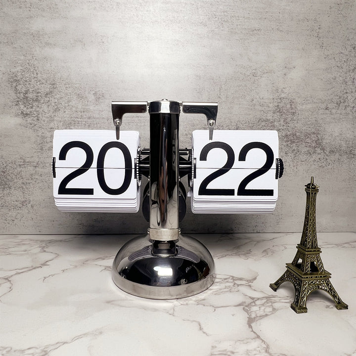 Vintage Auto Flip Clock | Retro Tischuhr