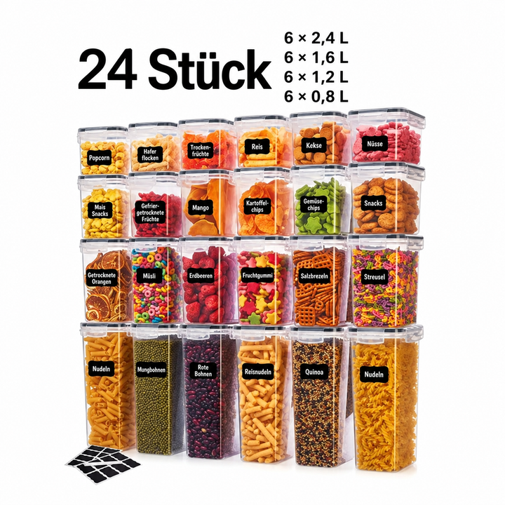 Vorratsdosen – 24 Stück