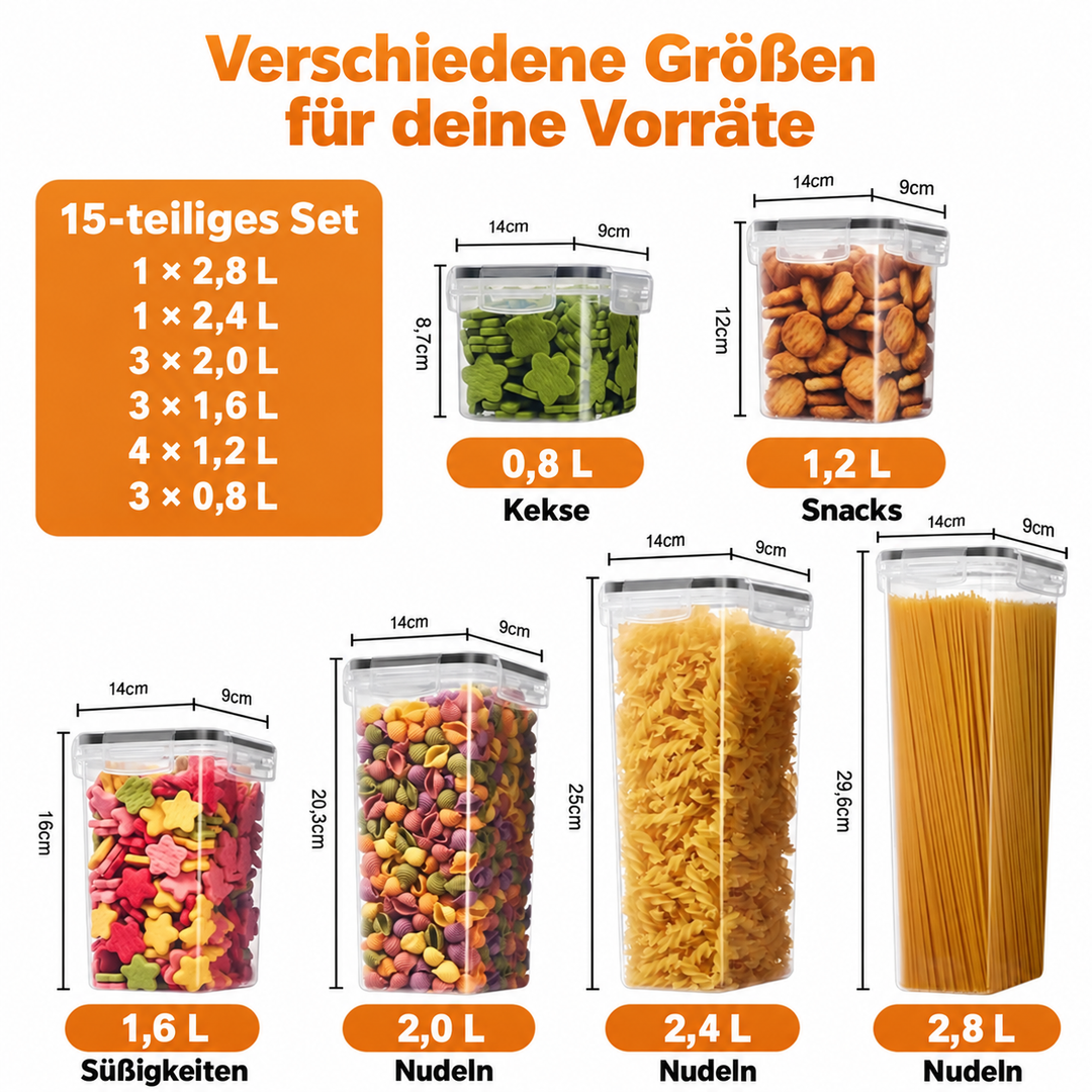 Vorratsdosen – Details und Anwendung