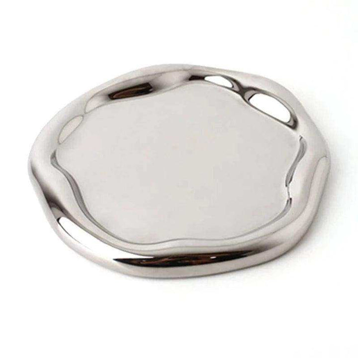 Wobbly Chrome Tablett
